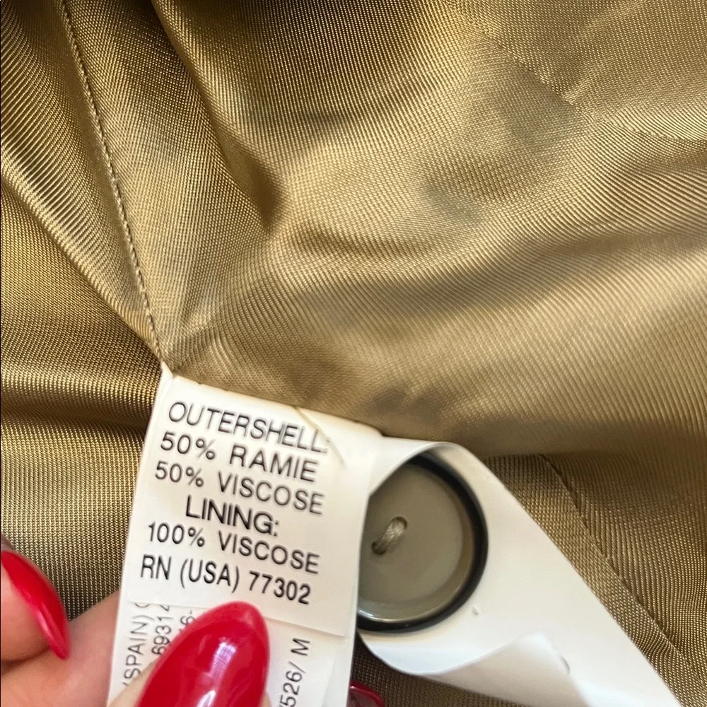 Zara Woman Beige-Tan Tailored Blazer - Picture 6 of 6